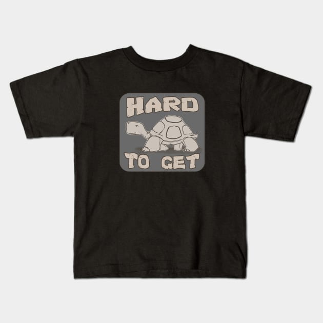 Hard To Get - Turtle Kids T-Shirt by tatzkirosales-shirt-store